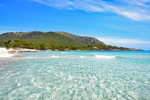 A picture of the beach at Mallorca, Spain