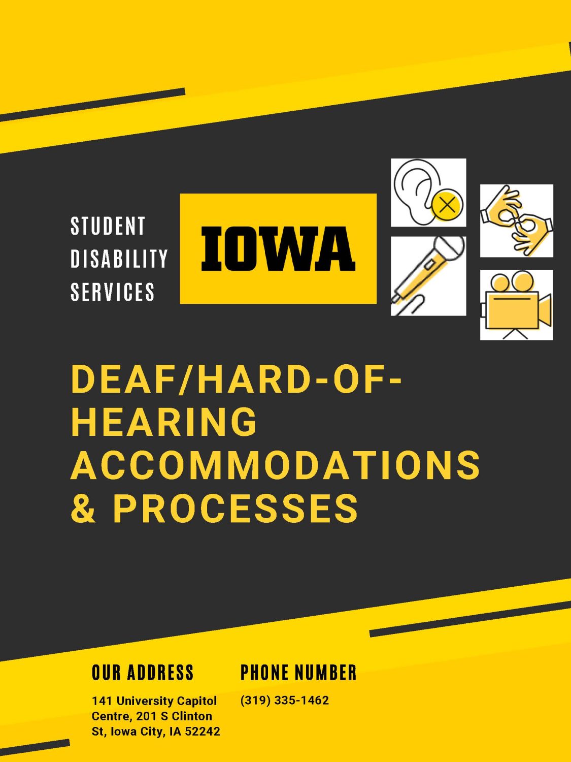 Cover image for Student Disability Services D/deaf and Hard of Hearing Services