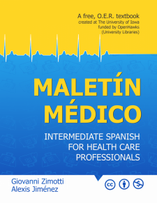 Maletín Médico: Intermediate Spanish for Healthcare book cover