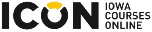 ICON Logo with "Iowa Courses Online" to the right