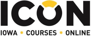 ICON Logo with "Iowa Courses Online" Underneath