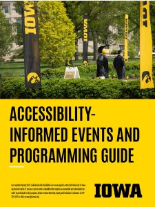 Accessibility-Informed Events and Programming Guide book cover