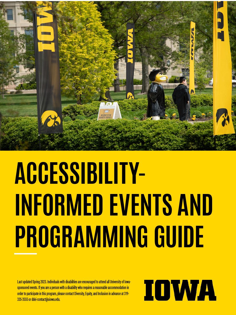 Cover image for Accessibility-Informed Events and Programming Guide