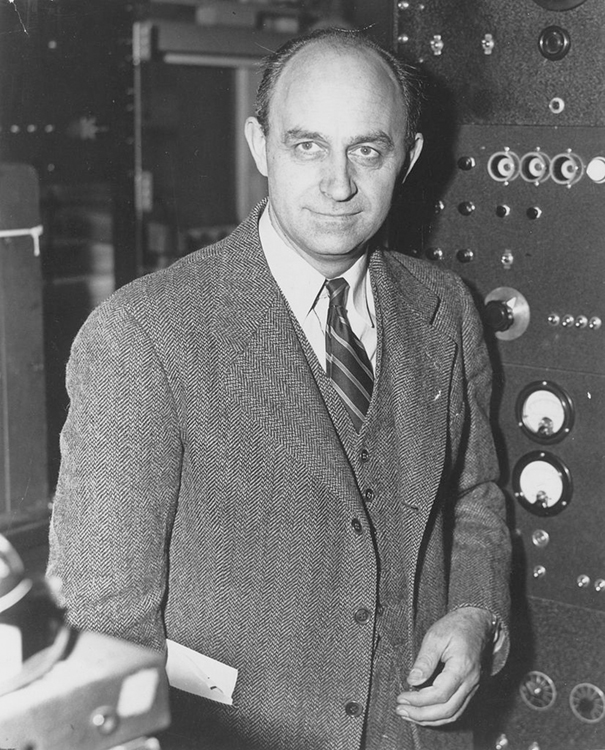 Photo of physicist Enrico Fermi.