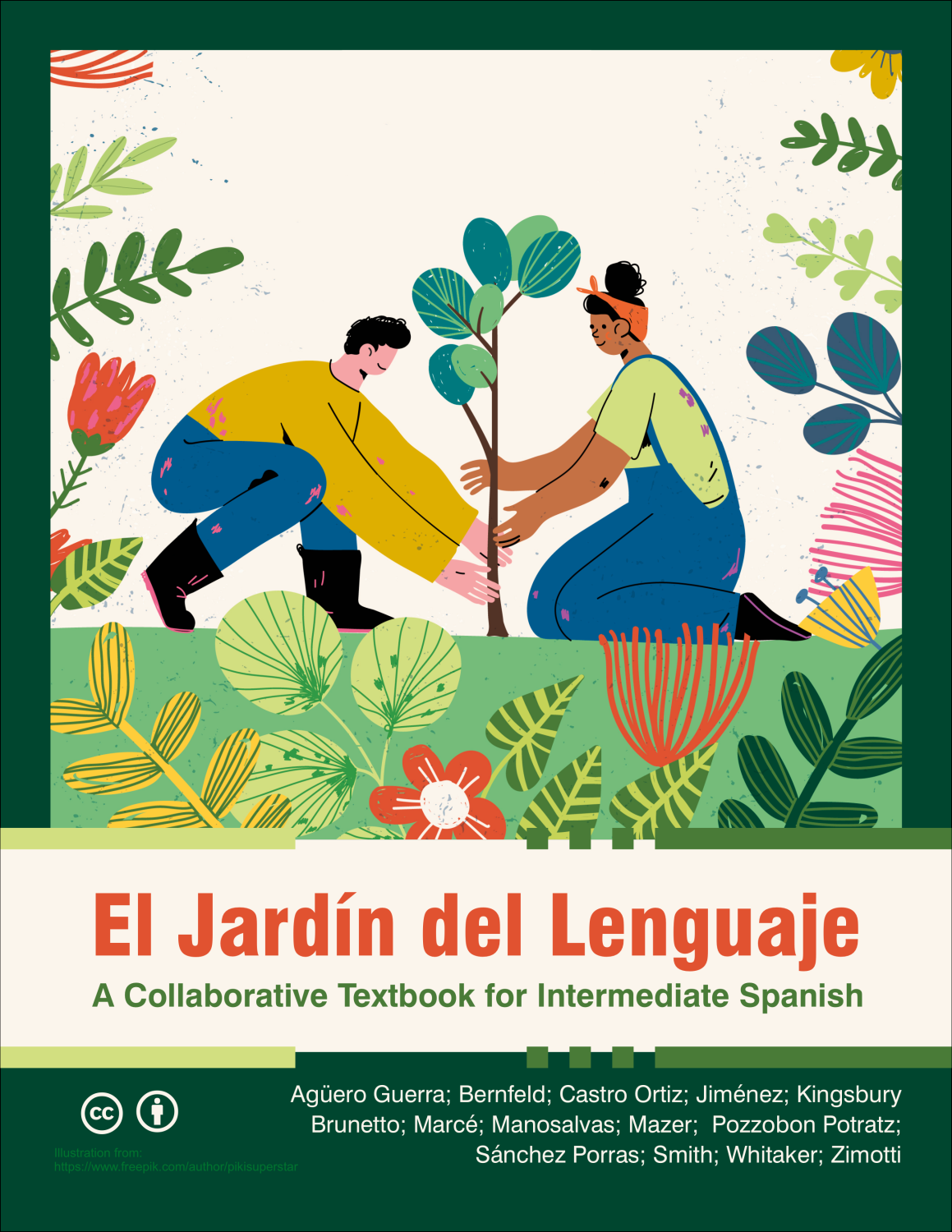 Cover image for El Jardín del Lenguaje: A Collaborative Textbook for Intermediate Spanish