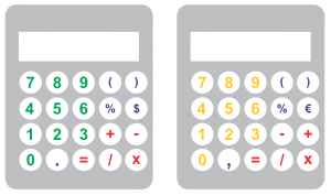 Dos calculadoras diferentes
