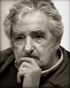 Portrait of Uruguayan polititian Jose Mujica