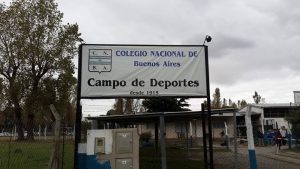 School sign in Argentina
